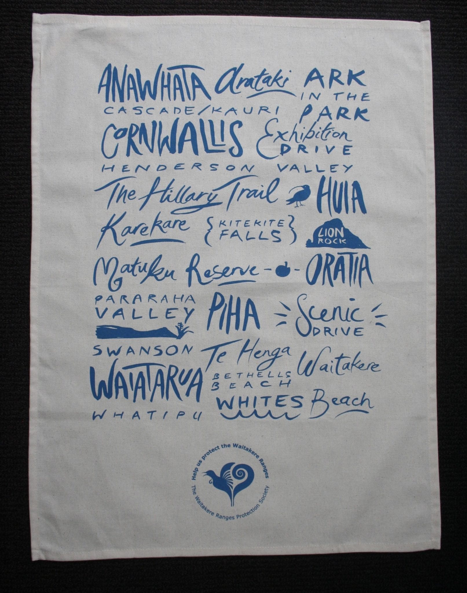WRPS Tea Towel - Blue
